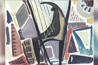 «Γυναίκα με άρπα», 1956